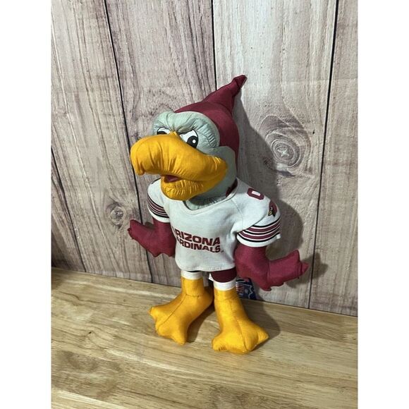 1994 Stuffins Arizona Cardinals Mascot Plush 11” - Picture 2 of 8